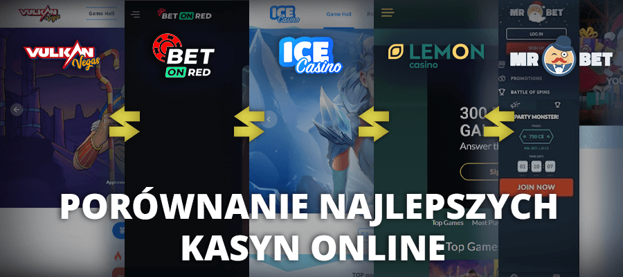 Porównanie najlepszych kasyn online